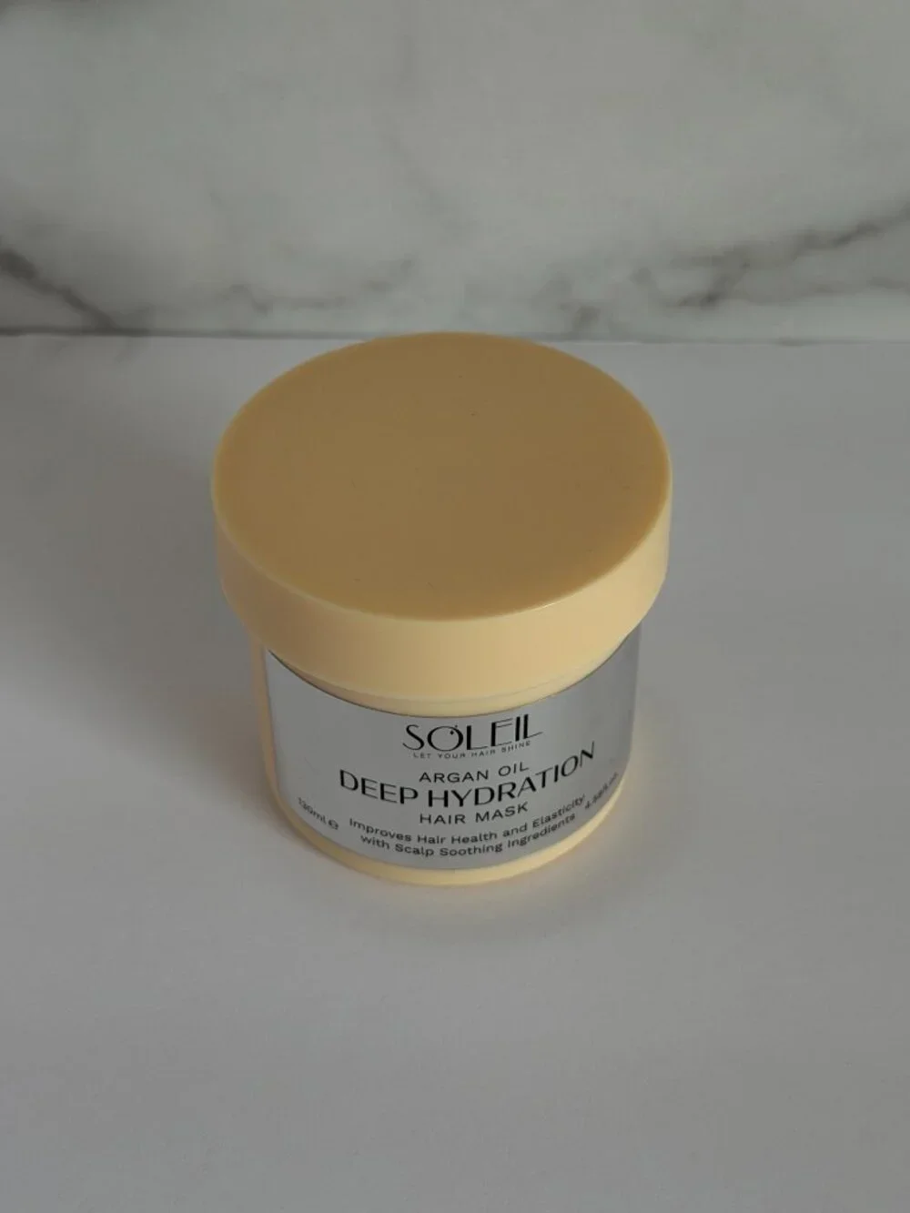 Soleil Argan Oil Deep Hydration Hair Mask 4.58 oz / 130ml Moisturizing Treatment